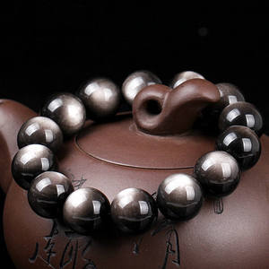 Wholesale Natural Crystal Flower Style Polished Hand String Golden Obsidian <strong>Bracelet</strong> Beads for Jewelry Making - Product Image 5