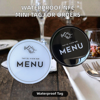 Plaque de table personnalisée NFC pour avis Google et réseaux sociaux, carte de menu, carte NFC à taper pour restaurants