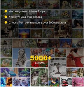 Jiangxing Tùy Chỉnh DIY 5d Kim Cương Tranh Nghệ Thuật Kit Mosaic Pha Lê Rhinestone Tranh Thêu Với Kim Cương Thủ Công Kit Người Lớn - Product Image 4