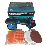 Polisseuse multifonctionnelle sans fil 12V à batterie lithium pour réparation de rayures de voiture, cirage de sol et detailing automobile