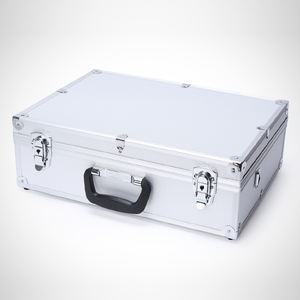 Caja de Herramientas de aluminio portátil para el hogar, almacenamiento multifuncional de mantenimiento de <span class=keywords><strong>electricista</strong></span>, maleta para vino - Product Image 5
