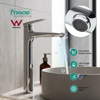 Robinet de salle de bain Frascio Watermark, mitigeur chaud/froid en laiton pour hôtel avec robinet d'eau, mitigeur bain et douche
