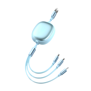 Tùy chỉnh có thể thu vào 3 trong 1 USB cáp-type-c giao diện, sạc nhanh & dữ liệu Sync 2-in-1 cáp cho điện thoại di động - Product Image 4