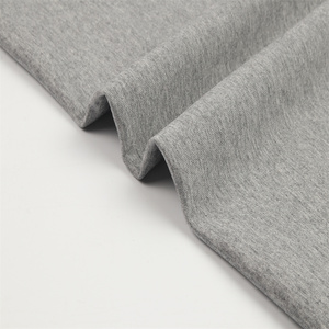 J018 không khí lớp vải bán buôn 310gsm <span class=keywords><strong>cotton</strong></span> Polyester Spandex pha trộn dệt kim Scuba vải thể thao mặc <span class=keywords><strong>Interlock</strong></span> hoodie vải - Product Image 5