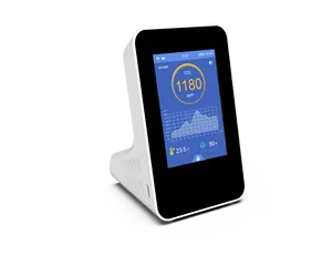 Monitor de CO2 de calidad del aire interior con registro de datos para CO2 TEMP + HUM con medidor de CO2 NDIR preciso