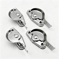 Loquet de fenêtre coulissante en acier inoxydable 304, verrou de sécurité antivol pour fenêtre à battant, quincaillerie pour portes et fenêtres en aluminium et plastique