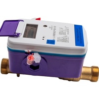Télécommande numérique sans fil lora lorawan gprs débitmètre d'eau à ultrasons R160 compteur de qualité d'eau résidentiel en laiton