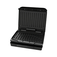 Grille-sandwich électrique multifonctionnelle à alimentation directe d'usine, presse à panini, design innovant avec plaque inclinée et bac à graisse