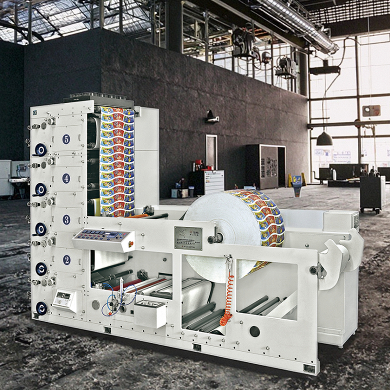 Advanced Flexographic Label Printing Machine High