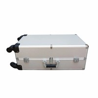 Petit instrument professionnel personnalisé avec écran rigide Mallette de transport pour instruments en aluminium Boîtes à outils légères et antichoc avec mousse