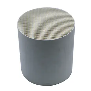 Wall flow ceramic honeycomb diesel particulate filter DPF catalytic converter for heavy-duty diesel vehicle