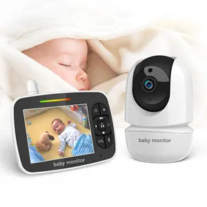Smart video baby care allarme di alimentazione visione notturna baby camera two way talk zoom digitale Baby Monitor camera