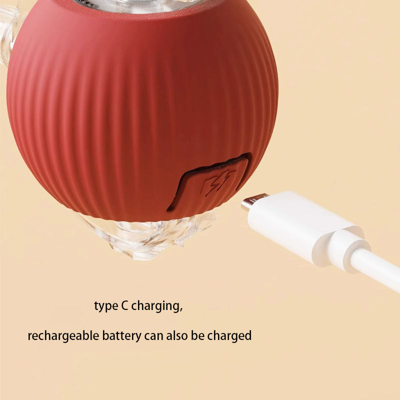 Boboyoyo Smart Automatic Electronic Cat Toy Ball - Interactive Movement Pet Toy for Dogs Cats