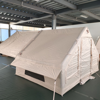 Tente de camping gonflable une chambre quatre saisons, fabricant sur mesure, coupe-vent, imperméable, entièrement automatique 2000-3000mm