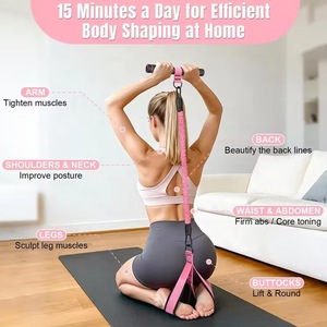 Ensemble de bandes de résistance Aishang avec pédales et poignées, 30-50 LBS, pour fitness, mise en forme et étirements - Product Image 3