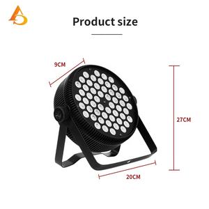 Precio al por Mayor, Luz LED Par para Interiores, 54 LED RGB, Luces de Escenario, 110v 220v DMX512 - Product Image 6