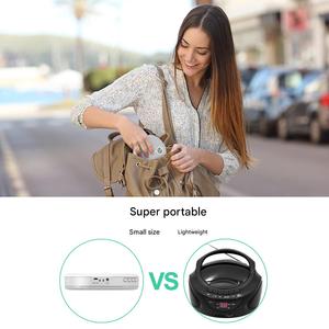 Kích thước nhỏ cho Bluetooth <span class=keywords><strong>CD</strong></span> <span class=keywords><strong>Player</strong></span> với thiết kế sáng tạo không dây mp3 Album tính năng cho đa-cảnh sử dụng lossless âm nhạc nguồn - Product Image 5