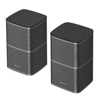 Speaker Komputer Desktop Plastik Ukuran Besar X26 Portable 2.0, Audio Dua Arah, Crossover, Daya DC, Speaker Gaming untuk PC