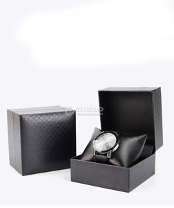 Boîte à montres en cuir de luxe haut de gamme pour homme et femme, boîtes d'emballage pour montres avec logo personnalisé, matériau en cuir PU, présentoir pour montres - Product Image 1