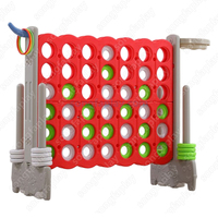 Giant 4 in a Row Jumbo 4-to-Score Giant Game Indoor Outdoor Family Connect Board Game for Interactive Amusement Park