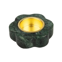 Porte-bougie en marbre de pierre naturelle moderne personnalisé pour la décoration de la maison, Noël, la Saint-Valentin, anniversaire