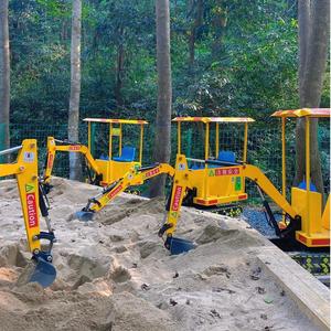 Kinder Minigraafmachine Opzetset Met Elektrische Rijmachine-Buiten En Binnen Gebruiken Metalen Bouw Huis Winkelcentrum - Product Image 2