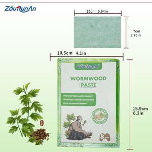 首と肩の緊張、速効性のハーブの痛みの緩和のための熱アクティブなよもぎパッチ - Product Image 6