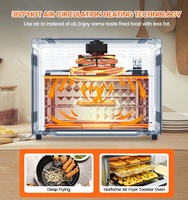Friteuse à Air Xl appareil ménager sain avec grande capacité Maxx 26 pintes friteuse à Air numérique grille de four