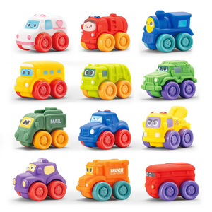 รถของเล่นไวนิลนุ่มสีสันสดใสธีมเมือง พร้อมล้อเลื่อนลื่นไหลและรถหลากหลายประเภทสำหรับเด็กเพื่อการเรียนรู้และเล่นสนุก - Product Image 3