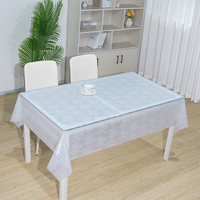 Nappe en PVC transparent gaufré RNPT, imperméable, facile à nettoyer, protection pour la maison, la salle à manger, les restaurants et les fêtes