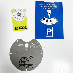 Customizable Temporary Parking Discs Plastic 15x10.6Cm For Car Parking Export - Product Image 2