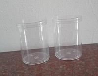 Boîte à bonbons en plastique transparent avec couvercle recyclable pour l'alimentation ou le sucre usage industriel
