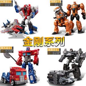 Set di 6 Robot Auto Giocattolo all'Ingrosso, <span class=keywords><strong>Action</strong></span> <span class=keywords><strong>Figure</strong></span> Trasformabili per Bambini dai 6 Anni in Su, Trasformabili in Auto Giocattolo - Product Image 5