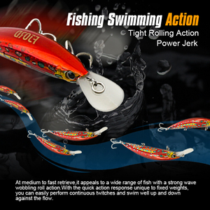 Esca Rigida FJORD OEM UV <span class=keywords><strong>Effe</strong></span> 110mm 37g per Pesca Sportiva, Esca Affondante per Pesca a Traina in Acque Profonde, Minnow 110mm per Acqua Salata - Product Image 3
