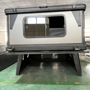 Camper pick-up tout-terrain en alliage d'aluminium BD CLOUD, coque de camping-car noire sur mesure avec intérieur - Product Image 4