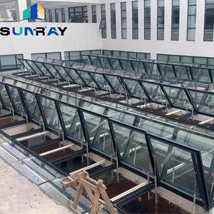 Claraboyas de techo de vidrio templado automático de diseño moderno, cortina de persiana insonorizada para ventanas, cubierta de lluvia para terraza, Claraboyas Techos - Product Image 6