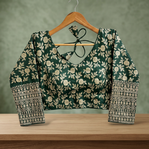 เสื้อทำงานดาริลำดับผ้าไหมสุดพิเศษสำหรับผู้หญิงเสื้อเบลาส์แนวชนเผ่าทันสมัยล่าสุดสำหรับใส่ไปงานปาร์ตี้ - Product Image 2