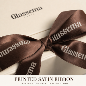 กล่องของขวัญแข็งแบบกำหนดเองสุดหรูของ Glassema พร้อมฝาปิดและฐานพิมพ์ลายริบบิ้นผ้าซาติน บรรจุภัณฑ์พรีเมียม ขายส่ง ผู้ผลิต OEM ODM - Product Image 2