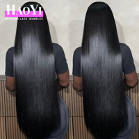 Wig Rambut Asli HD Lace Frontal Grosir, Sudah Diproses, 30 Inch Lurus Tanpa Lem, Wig Sintetis Lace Front Rambut Asli Vietnam