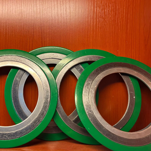 Bên trong Bên ngoài Vòng thép không gỉ <span class=keywords><strong>Graphite</strong></span> PTFE phụ phẳng Gasket TL-G404 xoắn ốc vết thương biển miếng đệm - Product Image 1