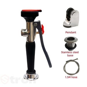 डेक माउंटेड आई वॉशर स्वचालित रूप से पोर्टेबल व्यक्तिगत सुरक्षा उपकरण लैब आई वॉशर हैंडहेल्ड आपातकालीन नेत्रदान स्टेशन - Product Image 2