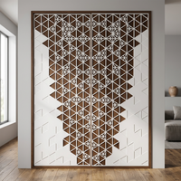 Panneaux Corian découpés au laser CNC HareKrishna |   Murs architecturaux personnalisés et cloisons intérieures