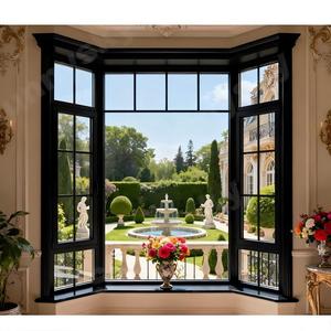 Sunnysky NFRC, fabricación profesional, <span class=keywords><strong>ventanas</strong></span> abatibles de aluminio insonorizadas Lisas <span class=keywords><strong>para</strong></span> interiores con celosía - Product Image 1