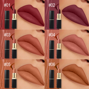 22 màu nude nâu OEM nhà sản xuất Vegan tàn ác miễn phí sang trọng siêu kem không dính nhãn hiệu riêng nhung Matte son môi - Product Image 3