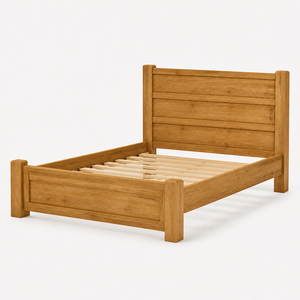 Lit de rangement rond en chêne massif, écologique, personnalisable, design moderne, durable, élégant, meubles de chambre à coucher, utilisation à domicile, appartement, villa - Product Image 2