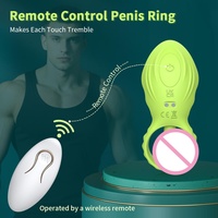 Anneau vibrant pour pénis avec anneau pénien pour couples, stimulateur clitoridien et du périnée, vibromasseur, jouet sexuel pour homme, jouet sexuel pour adultes
