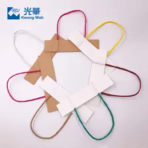 Fuente de la fábrica de papel de kraft de cuerda de asas para bolsas de papel