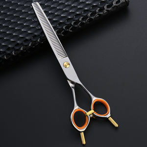 Tijeras DE ASEO canino esponjosas de 7,5 pulgadas 440C Recorte integral y adelgazamiento de dientes Tijeras para mascotas para novio - Product Image 2