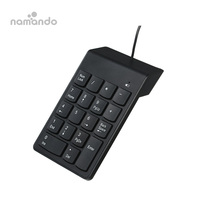 Kabel Keypad Numerik 18 Kunci Nomor Keyboard Keyboard Digital untuk Akuntansi Teller Laptop Notebook Tablet Windows