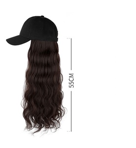 peluca, fibra <span class=keywords><strong>de</strong></span> alta temperatura mate Premium, <span class=keywords><strong>ONDA</strong></span> <span class=keywords><strong>DE</strong></span> AGUA Natural, peluca <span class=keywords><strong>de</strong></span> pelo largo y rizado, gorra <span class=keywords><strong>de</strong></span> béisbol para mujer - Product Image 5